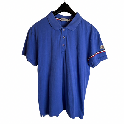 Moncler Maglia Polo Shirt (Blue)