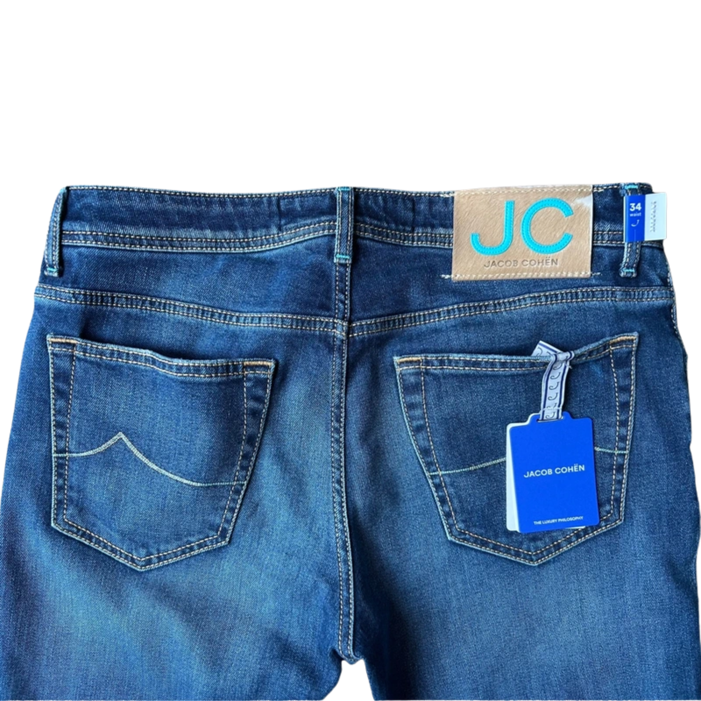 Jacob Cohën Bard Slim Fit Jeans (Navy) (New)