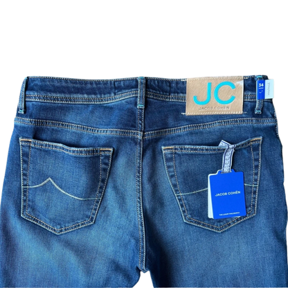 Jacob Cohën Bard Slim Fit Jeans (Navy) (New)