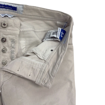 Jacob Cohën Nick Slim Fit Jeans (Cream) (New)