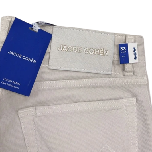 Jacob Cohën Nick Slim Fit Jeans (Cream) (New)