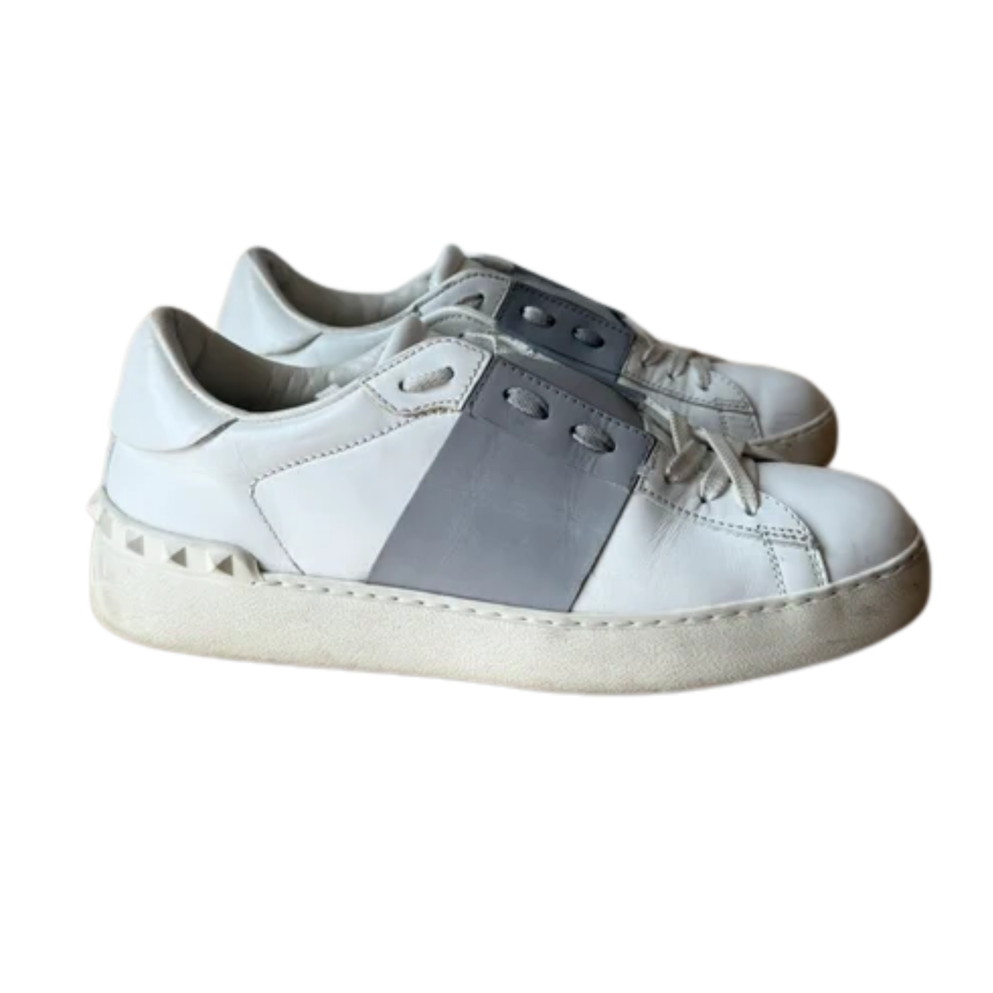 Valentino Open Sneakers (White) (Womens)