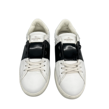 Valentino Garavani Open Sneakers (White Black)