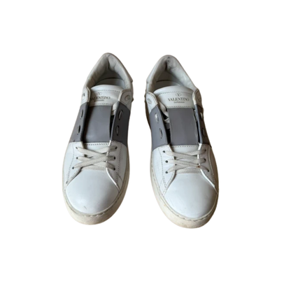 Valentino Open Sneakers (White) (Womens)