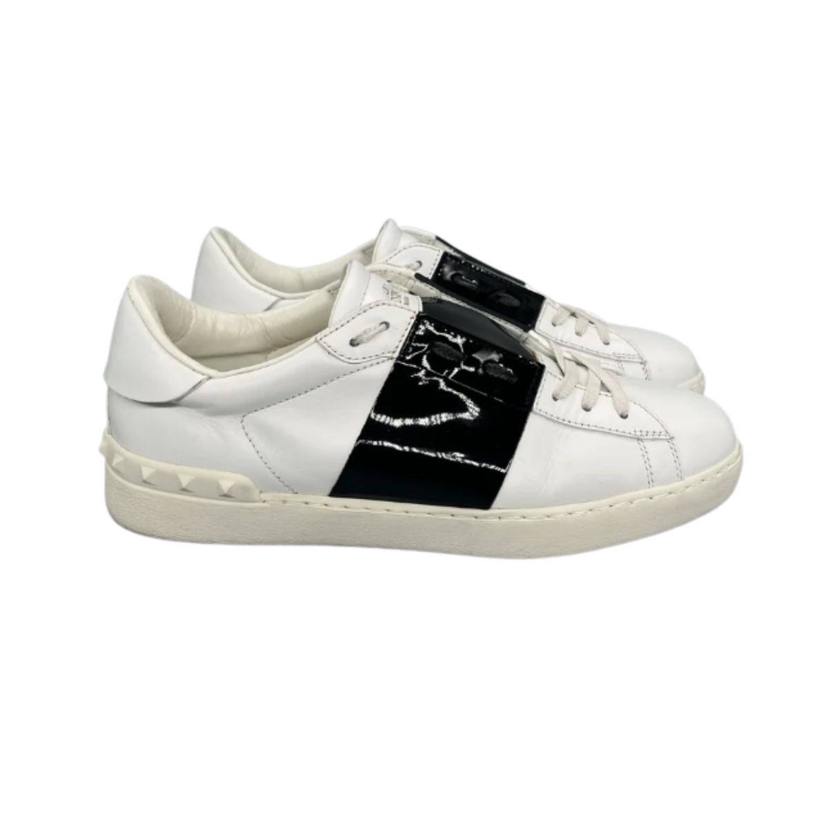 Valentino Garavani Open Sneakers (White Black)