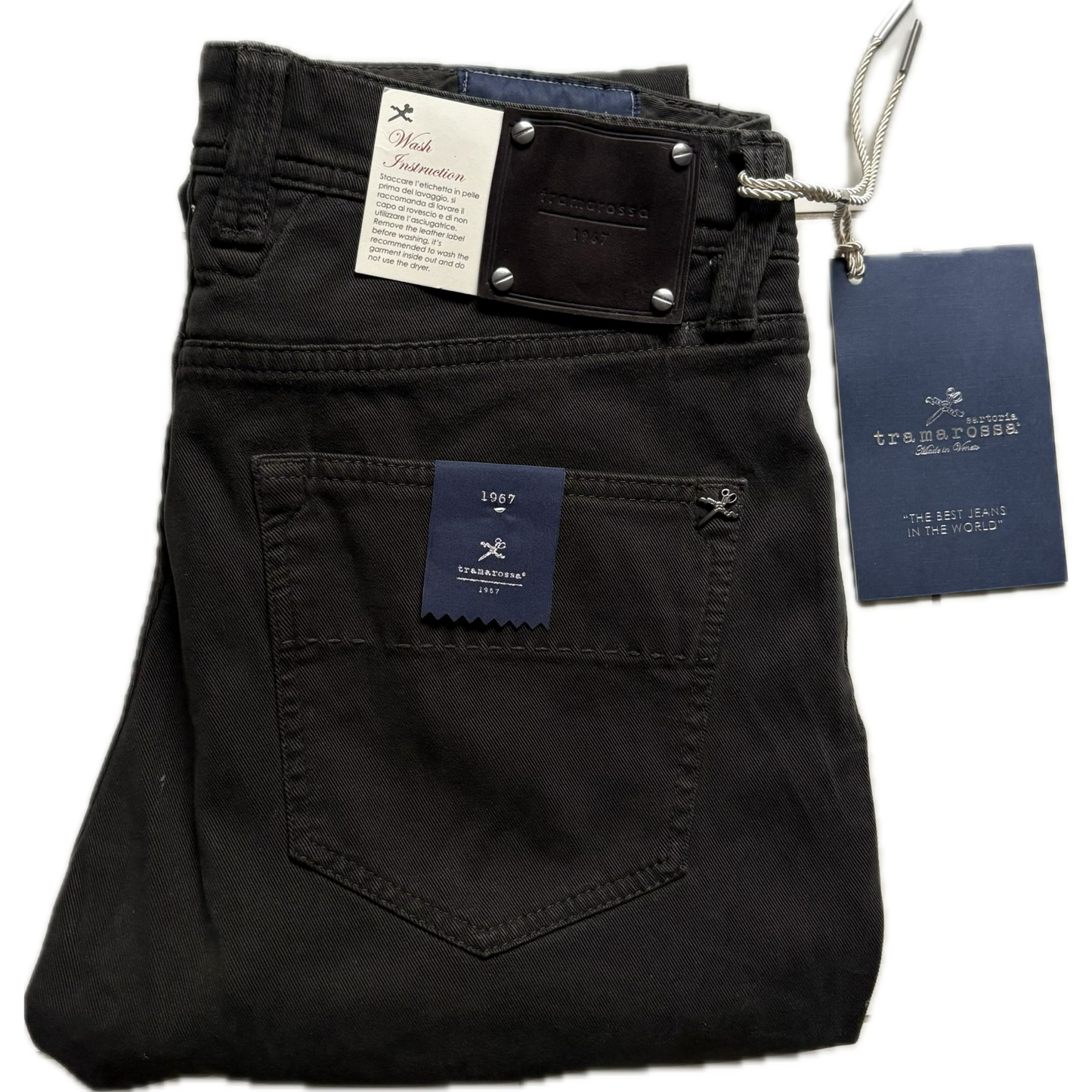 Tramarossa Leonardo Slim-fit Jeans (Black) (New)