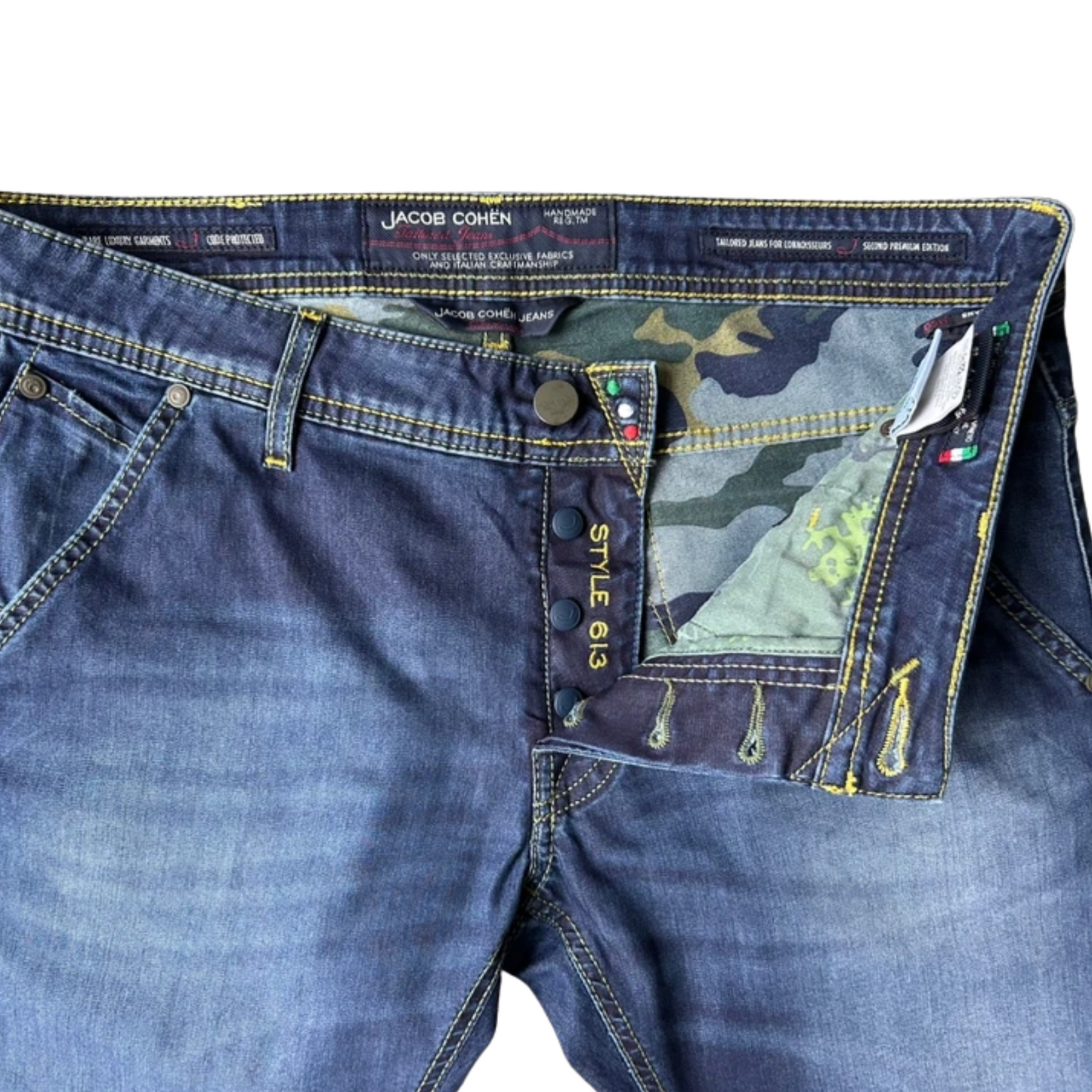 Jacob Cohën 613 Slim Fit Jeans (Navy)