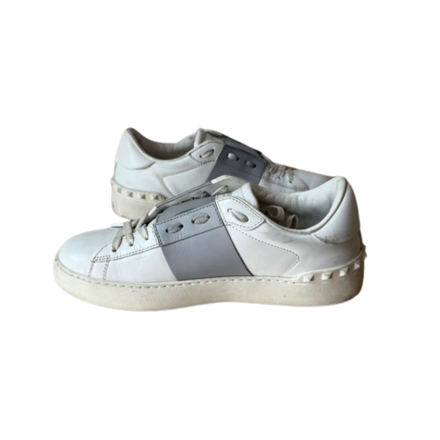 Valentino Open Sneakers (White) (Womens)