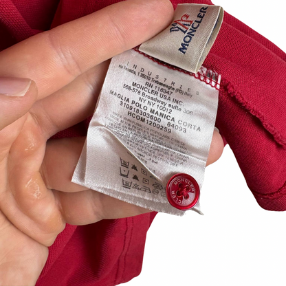 Moncler Maglia Polo Shirt (Red)