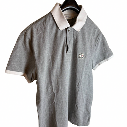 Moncler Maglia Polo Shirt (Grey)