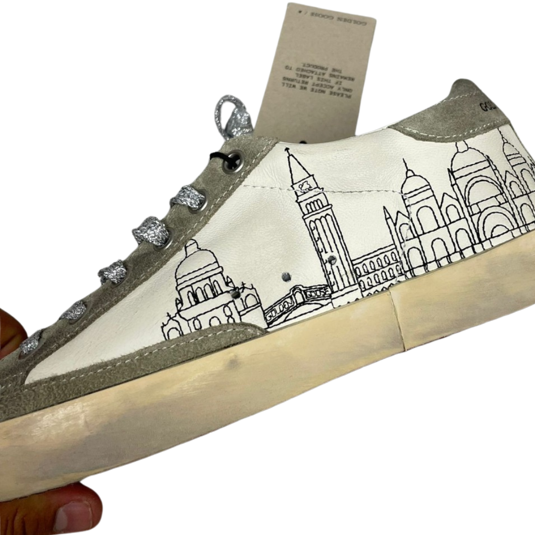 Golden Goose Superstar Special Edition Sneakers (City Grey) (New) (Womens)