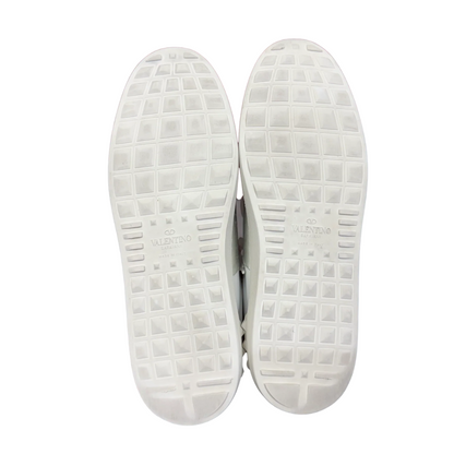 Valentino Garavani Open Sneakers (White Silver) (Womens)