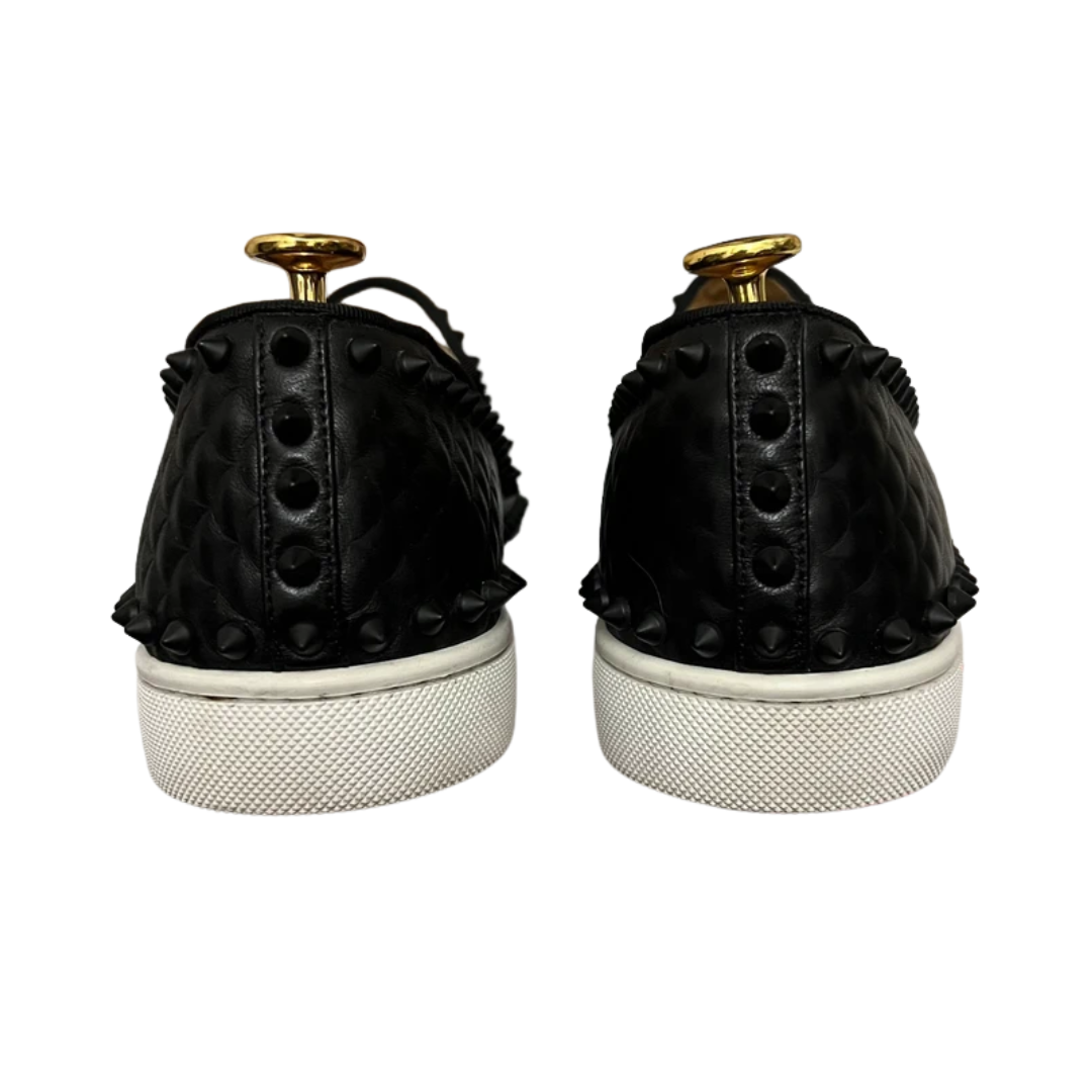 Christian Louboutin Louis Spike Loafer Sneakers (Black)
