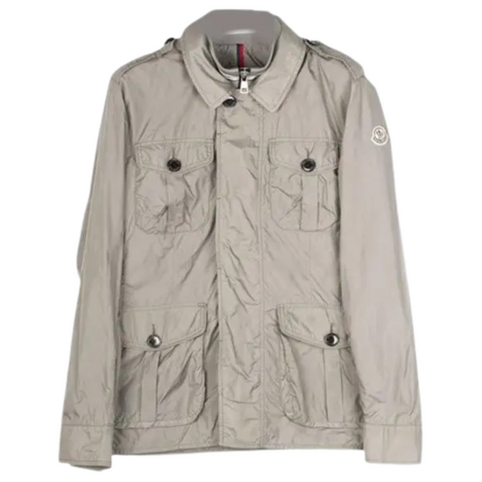 Moncler Kenya Nylon Field Jacket (Beige)