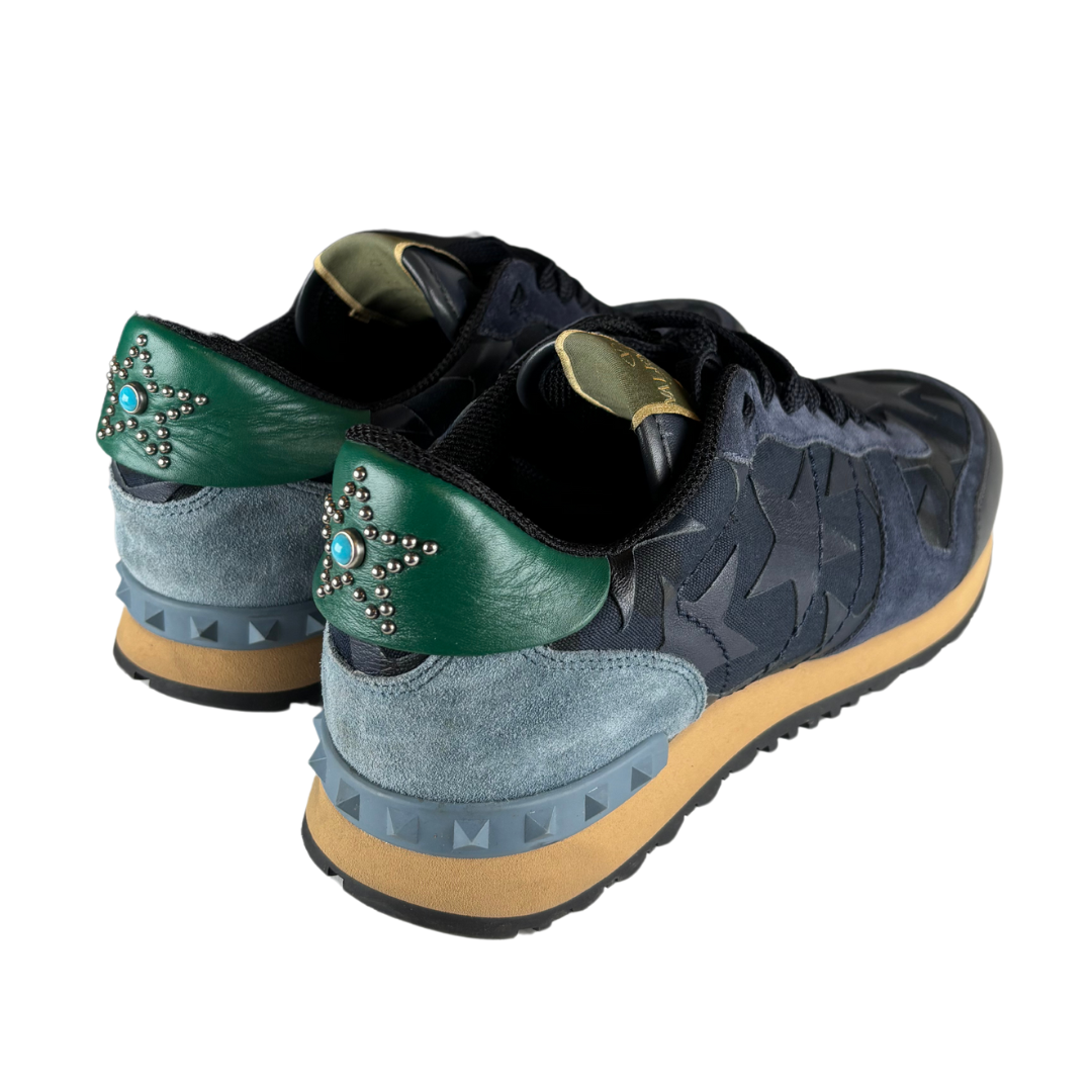 Valentino Garavani Rockrunner Sneakers (Navy)