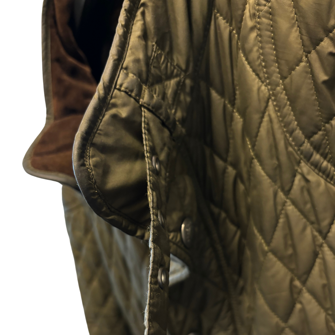 Belstaff Quilted Jacket (Olive Green)