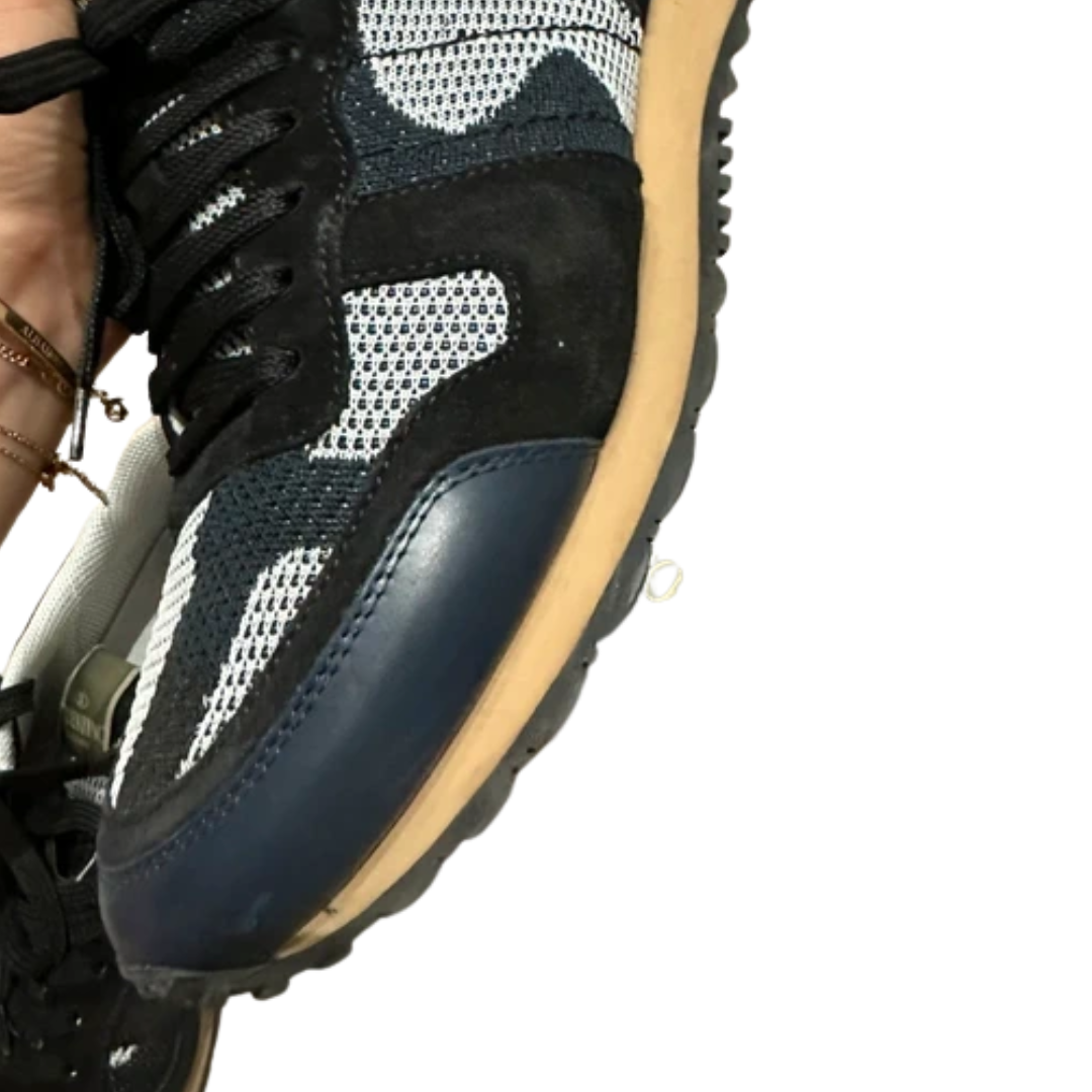 Valentino Garavani Rockrunner Sneakers (Navy)