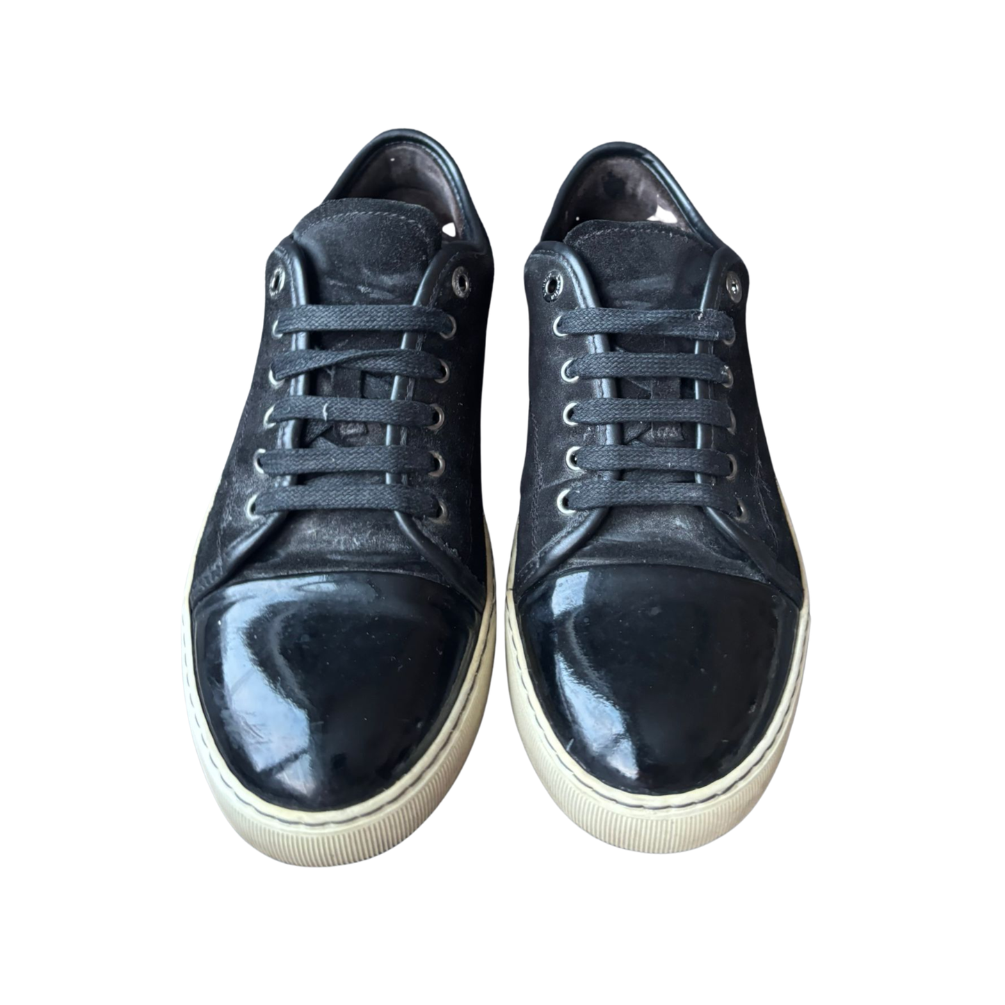 Lanvin Cap Toe Sneakers (Black)