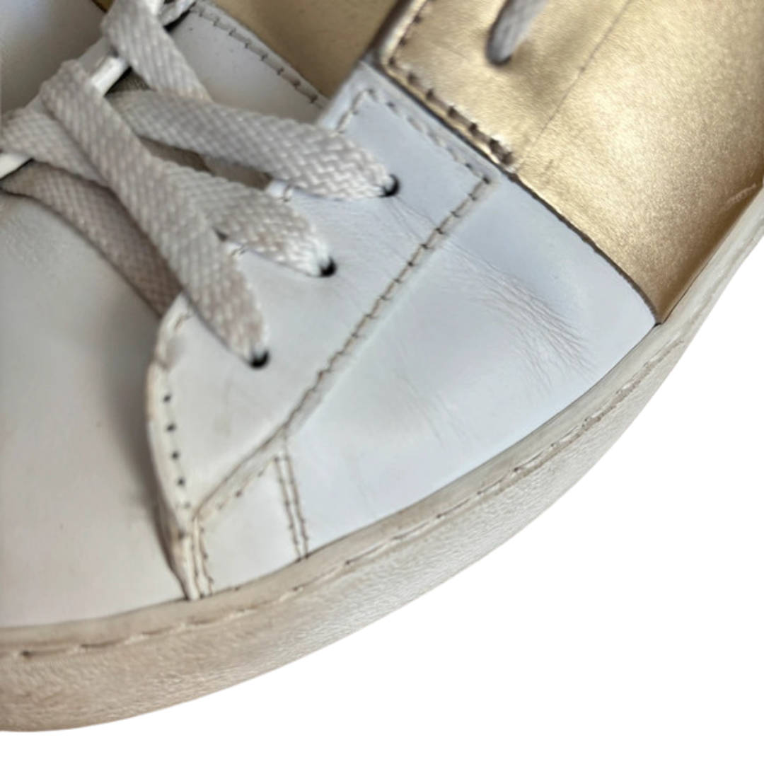 Valentino Garavani Open Sneakers (White Gold) (Women's)