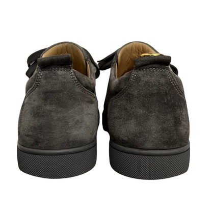 Christian Louboutin Louis Junior Spike Sneakers (Dark Grey)