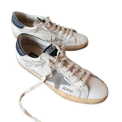 Golden Goose Superstar Limited Edition Sneakers (White Black)