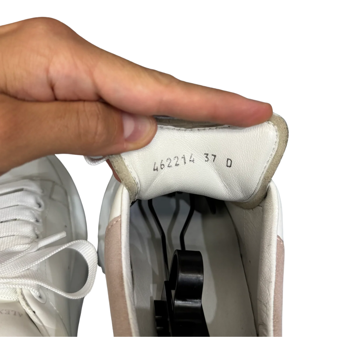 Alexander Mcqueen Sneakers (White Pink) (Women's)