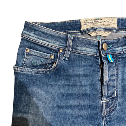 Jacob Cohën 622 Slim fit Jeans (Navy Blue)