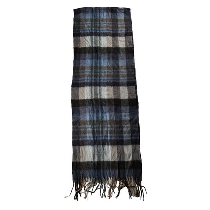 Burberry Scarf (Blue) (Vintage)