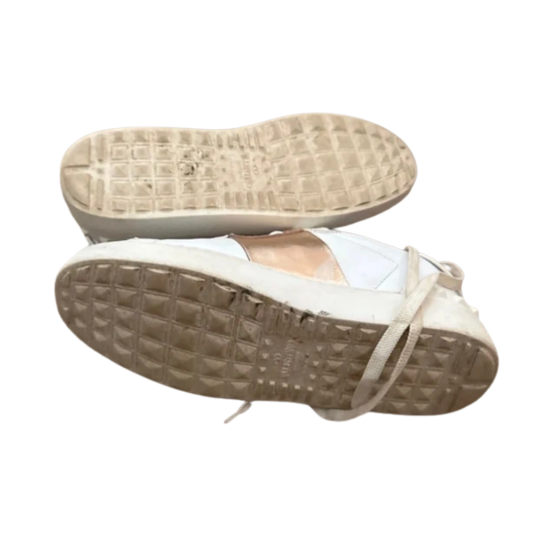 Valentino Garavani Open Sneakers (White Gold) (Womens)