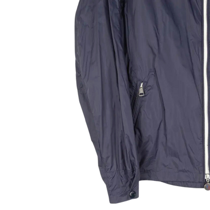 Moncler Oranger Hooded Windbreaker Jacket (Navy)
