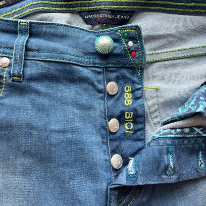 Jacob Cohën 688 Limited Edition Slim fit Jeans (Navy Blue)