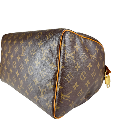 Louis Vuitton Speedy 30 Monogram Handbag (Brown) (Vintage)