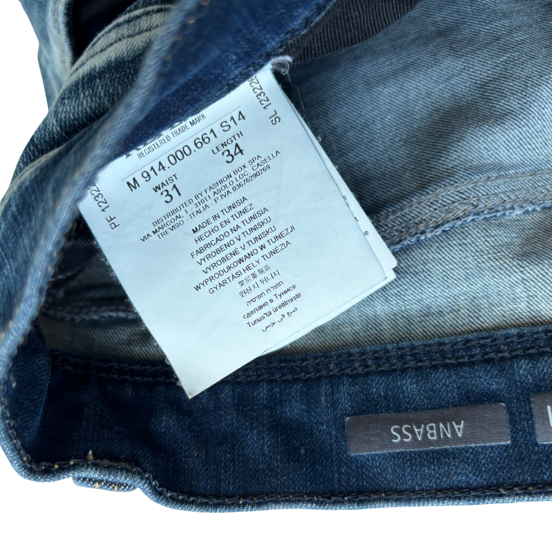 Replay Anbass Slim Fit Jeans (Navy)