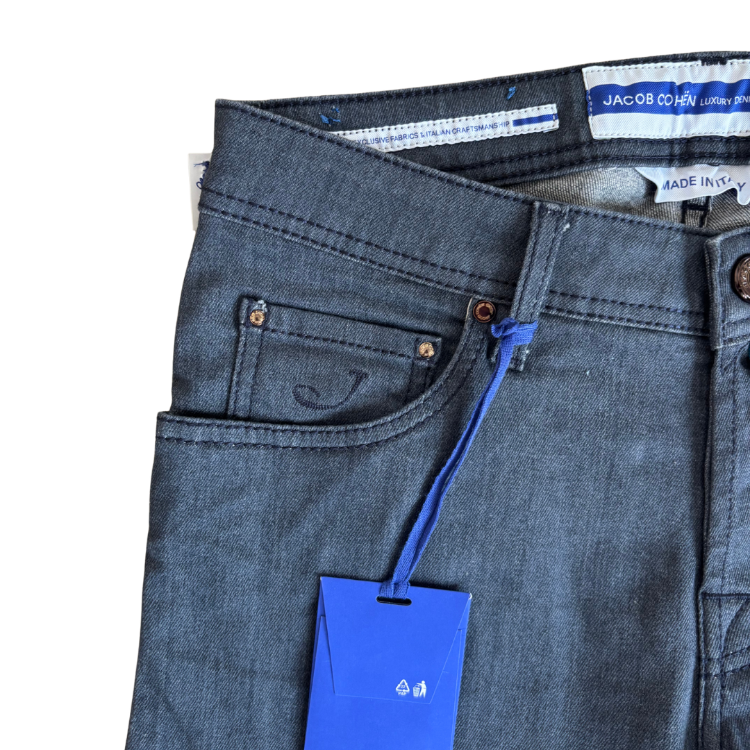 Jacob Cohën Nick Slim Fit Jeans (Dark Grey) (New)