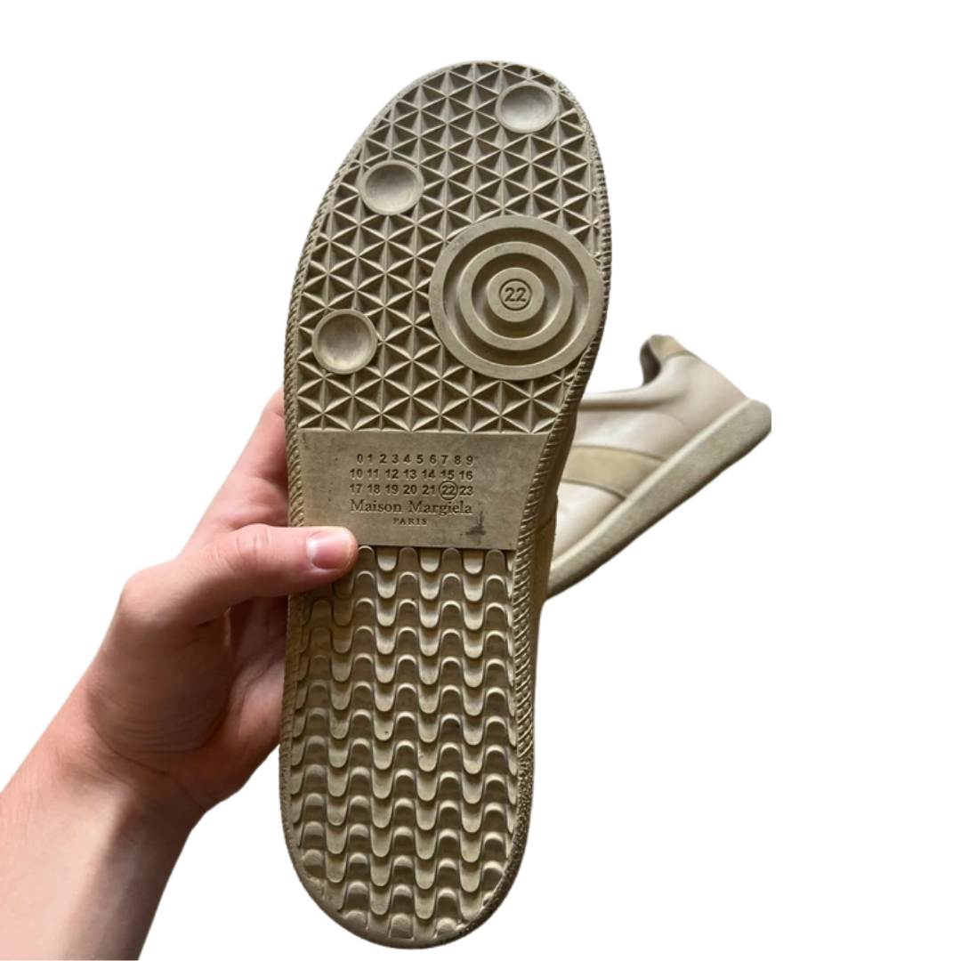 Maison Margiela Gat Sneakers (White &amp; Grey)