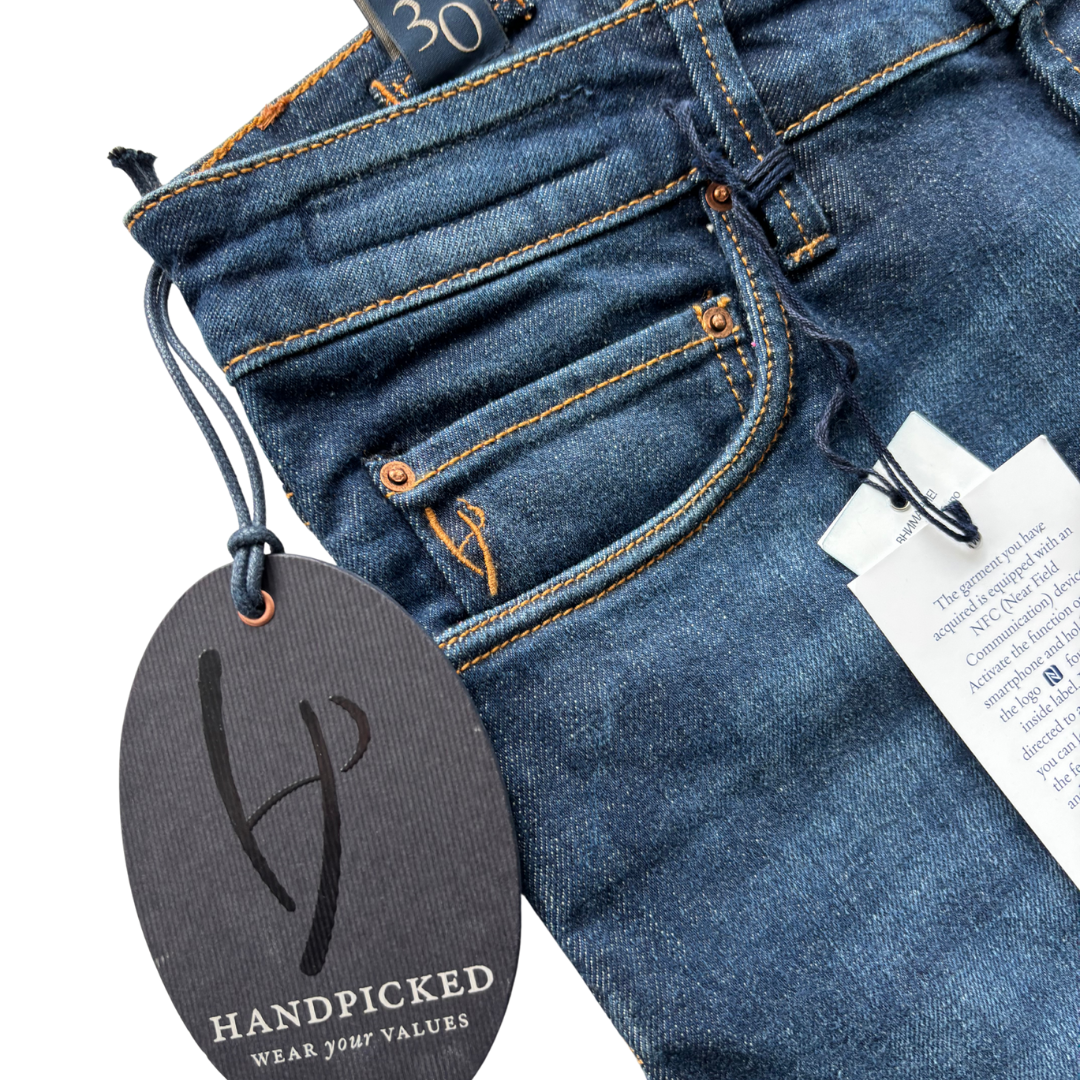 Handpicked Orvieto Slim Fit Jeans (Navy) (New)