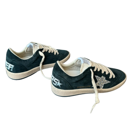 Golden Goose Ballstar Sneakers (Dark Green) (New) (Womens)