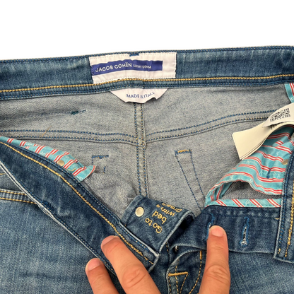Jacob Cohën Bard Slim fit Jeans (Navy Blue)