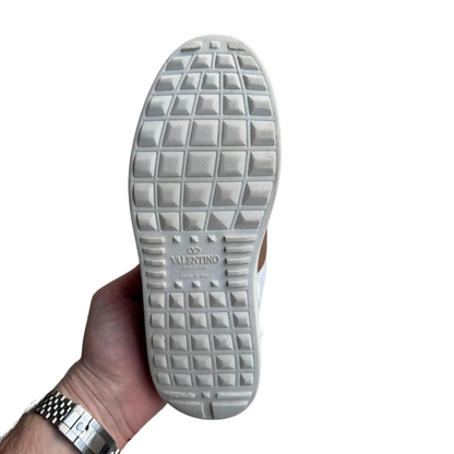 Valentino Garavani Open Sneakers (White Pink) (Womens)