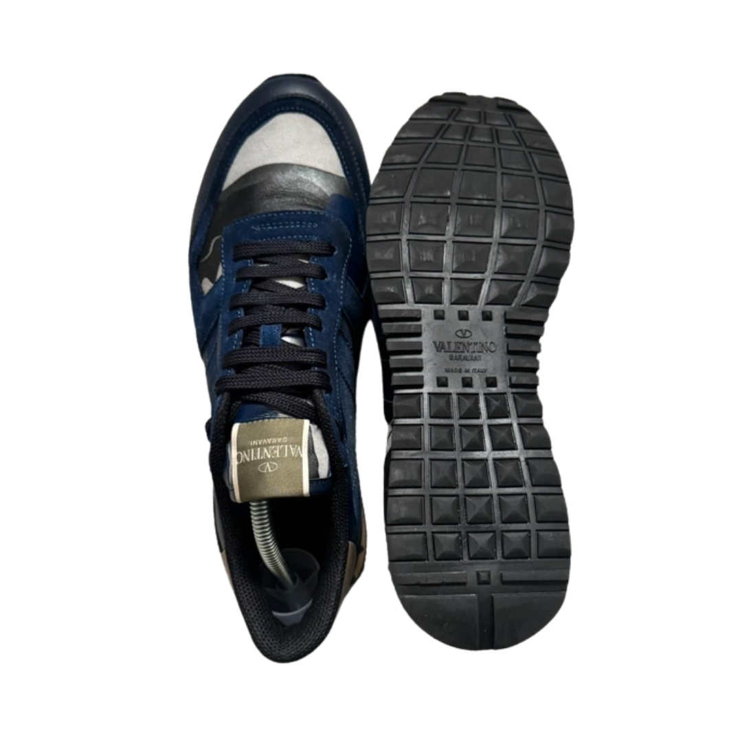 Valentino Garavani Rockrunner Sneakers (Navy)