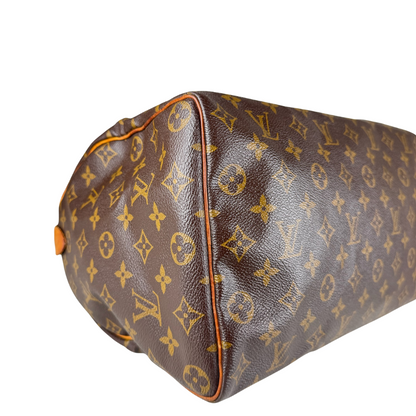 Louis Vuitton Speedy 35 Monogram Handbag (Brown) (Vintage)