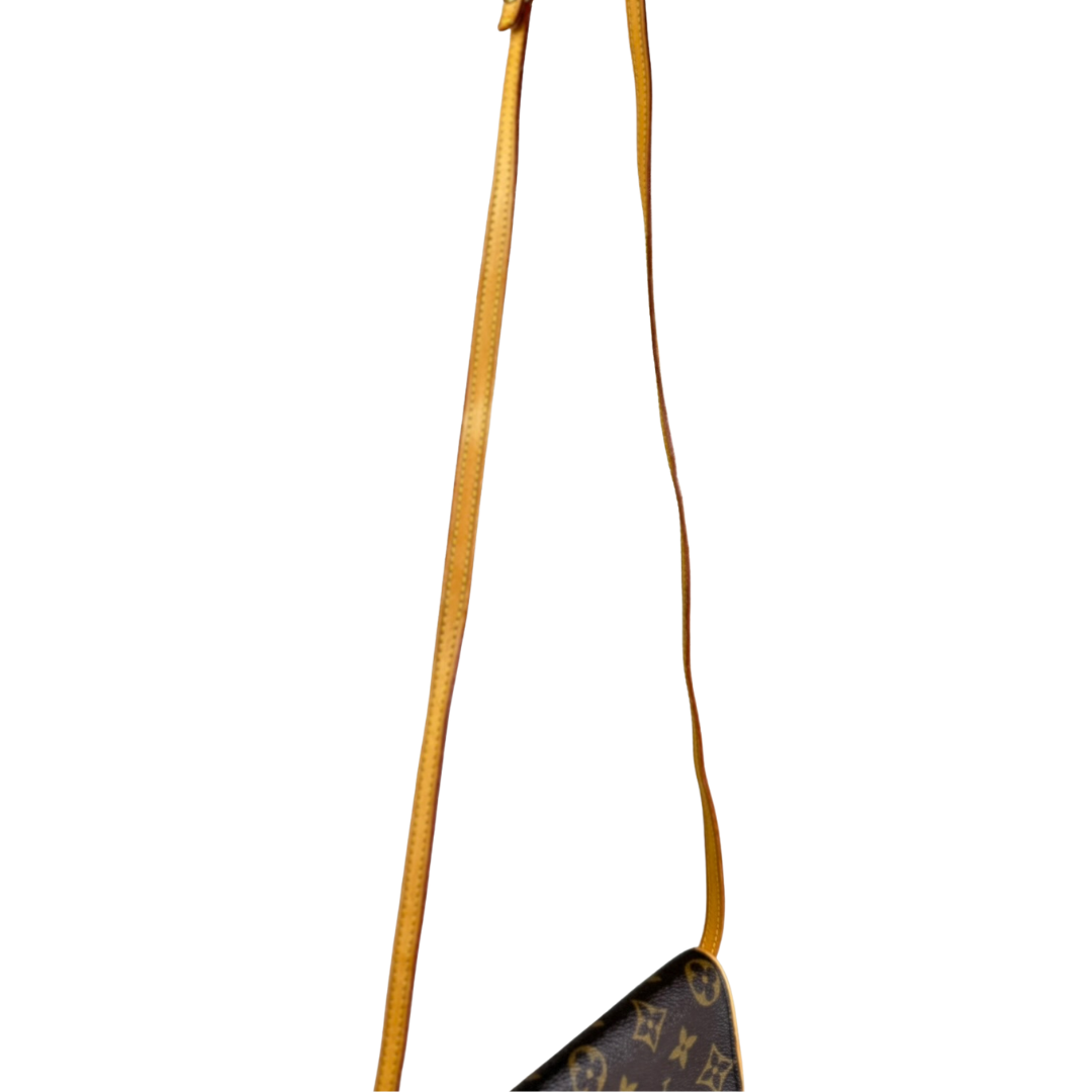 Louis Vuitton Pochette Twin GM Bag (Brown) (Vintage)