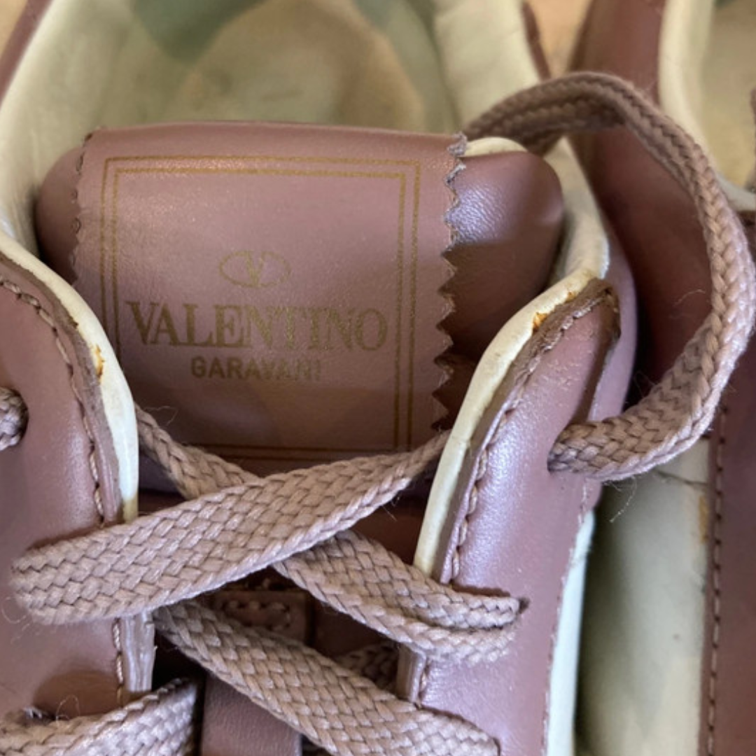 Valentino Garavani Flycrew Sneakers (Pink) (Womens)
