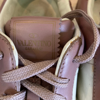 Valentino Garavani Flycrew Sneakers (Pink) (Womens)