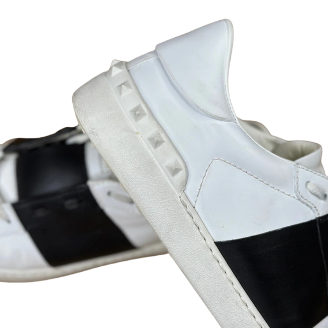 Valentino Garavani Open Sneakers (White Black)