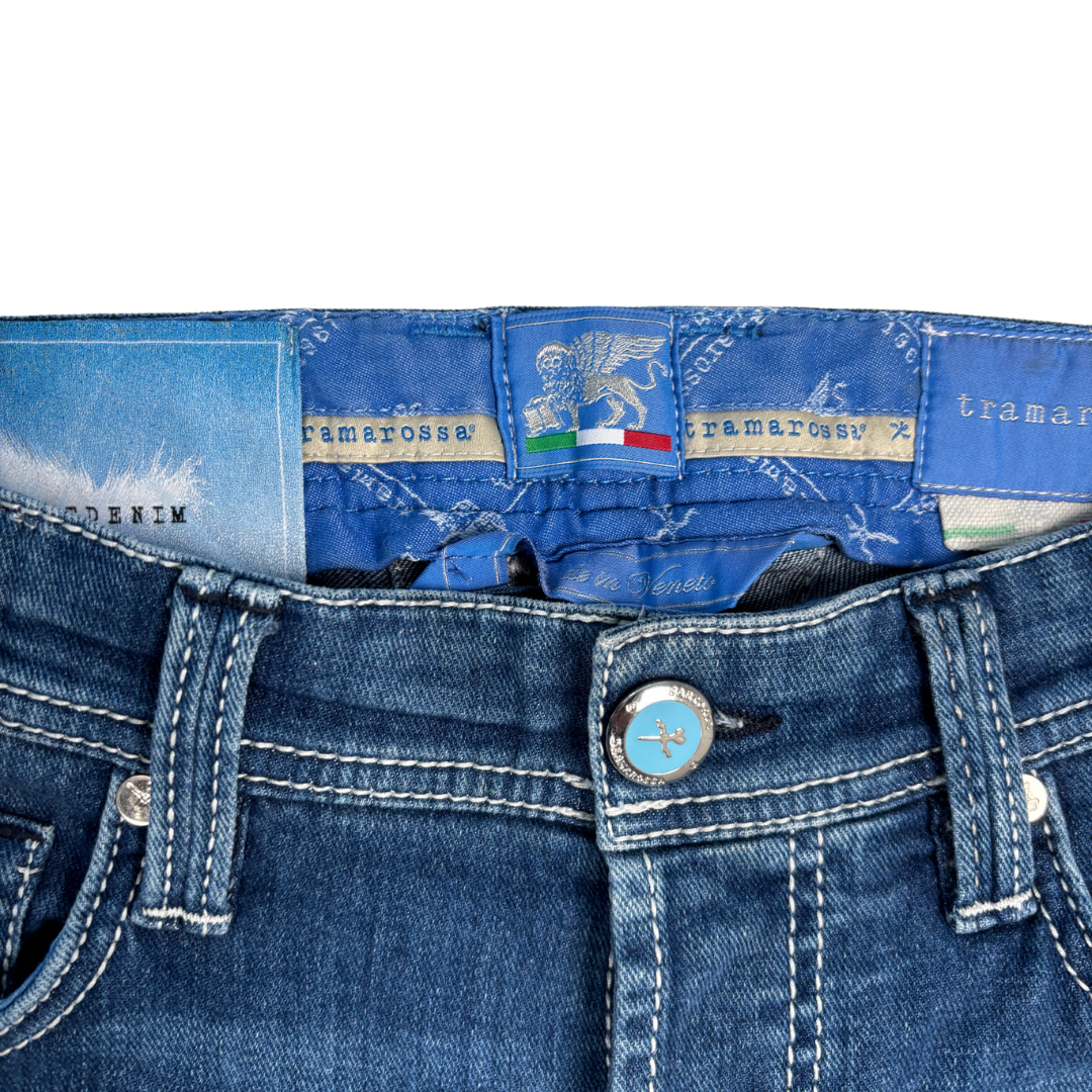 Tramarossa Giotto Slim-fit Jeans (Navy)