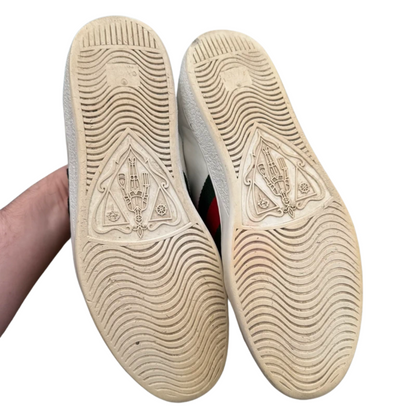 Gucci Ace Sneakers (White)