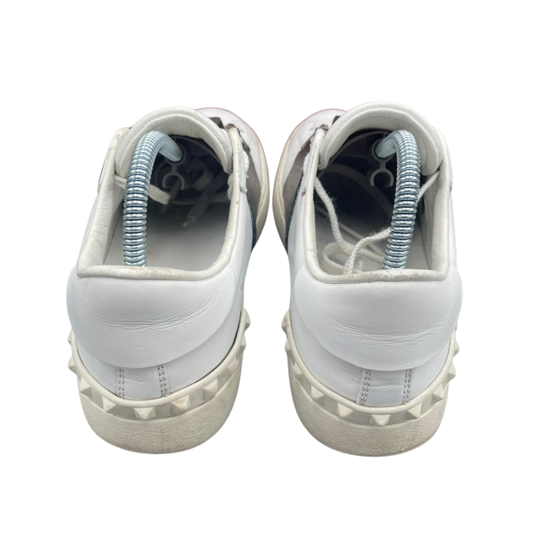 Valentino Garavani Open Sneakers (White Bronze) (Womens)