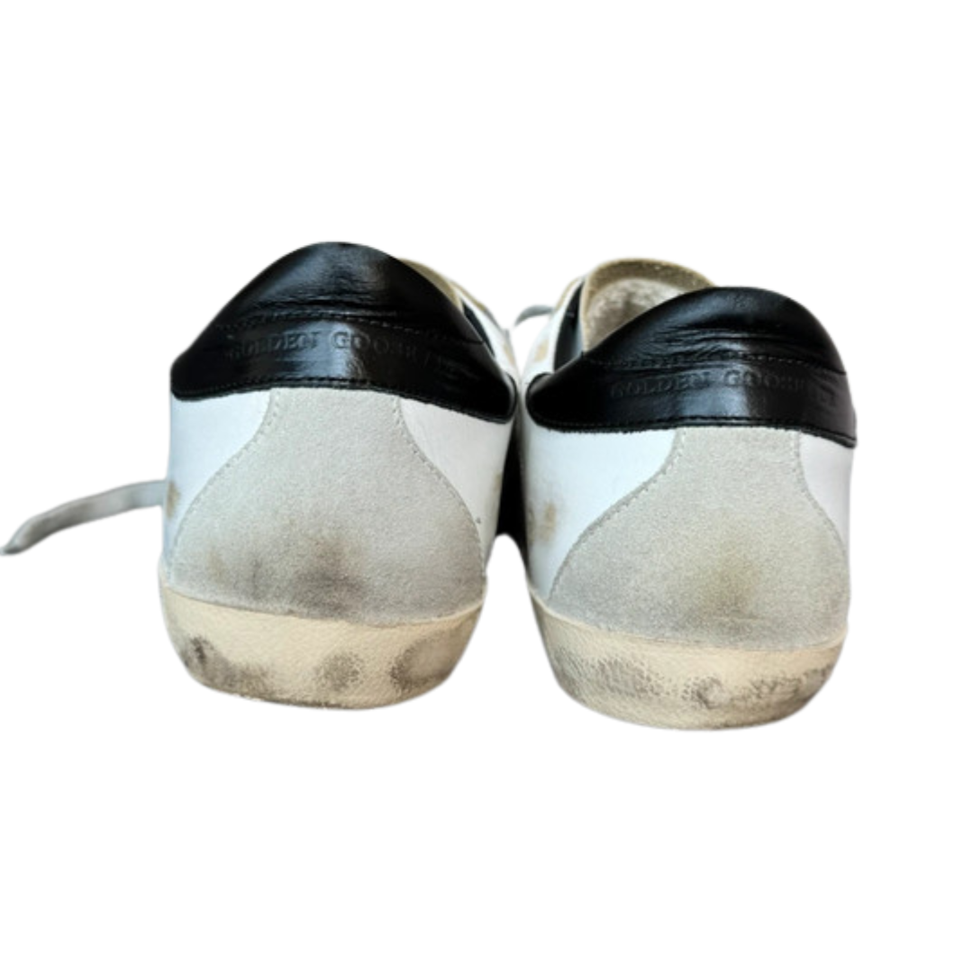 Golden Goose Superstar Sneakers (White Black)