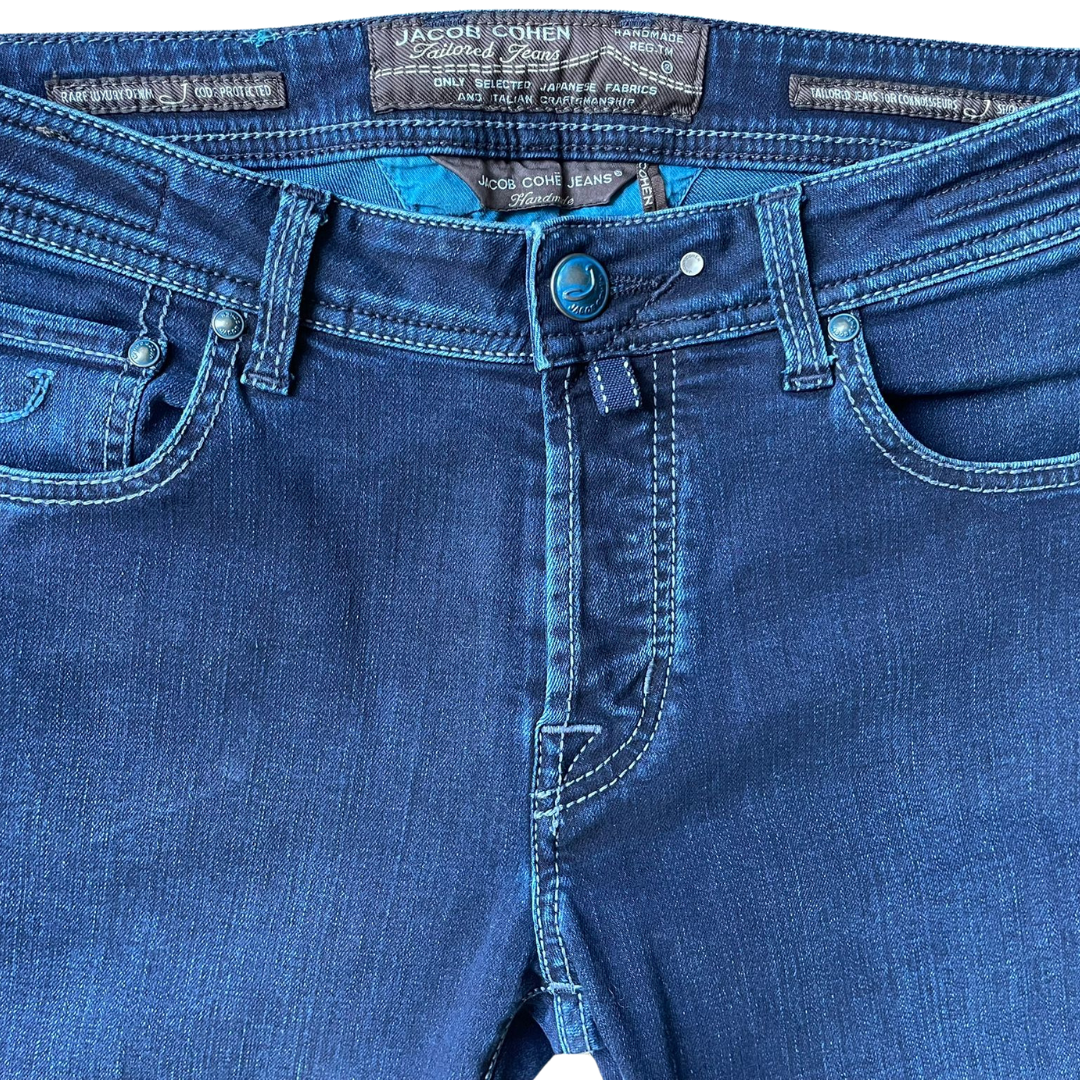 Jacob Cohën 688 Special Edition Slim Fit Jeans (Navy)